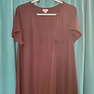 Lularoe XL Carly solid black!